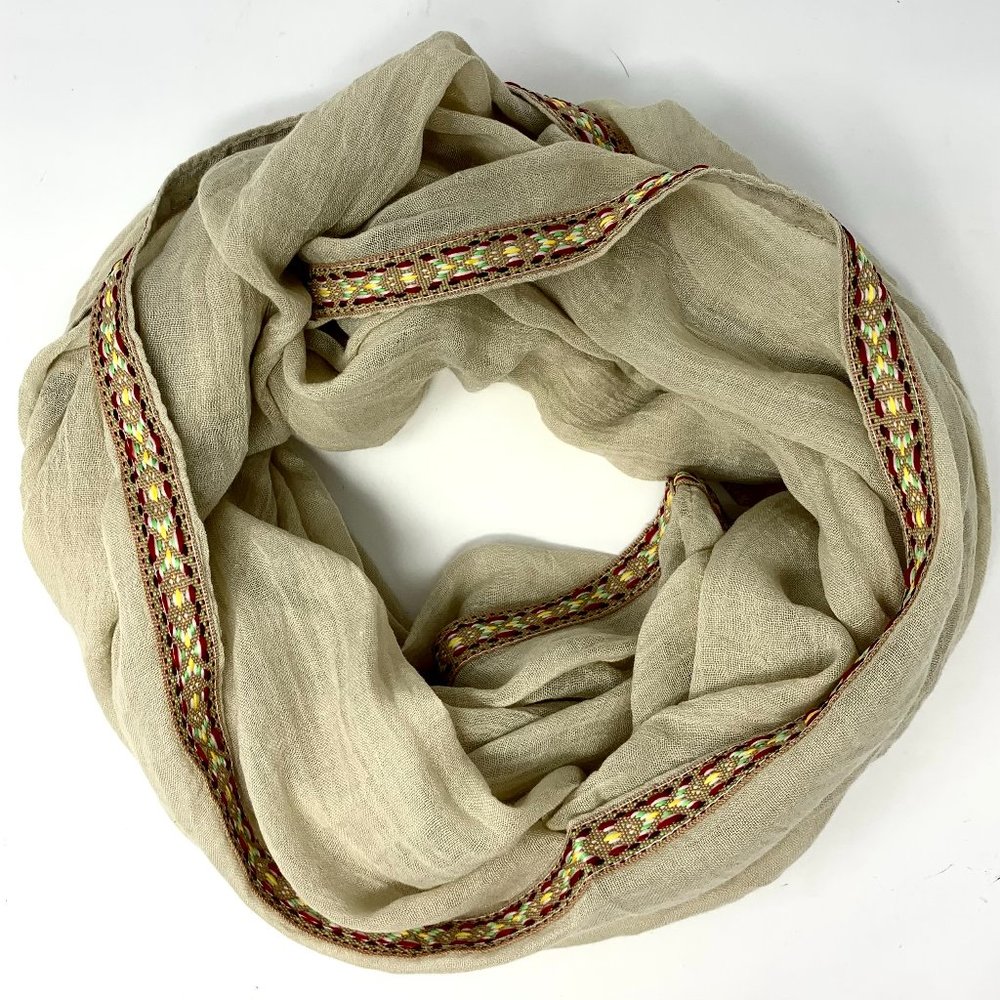 Ivory Infinity Scarf (10 Pack)